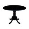 International Concepts 42 in. Dual Drop Leaf Table with 4 Ladder Back Dining Chairs - 5 Piece Dining Set K46-42DP-C2-4 - alternate 6